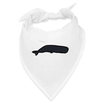 Pottwal - Bandana - Weiß - Vorne
