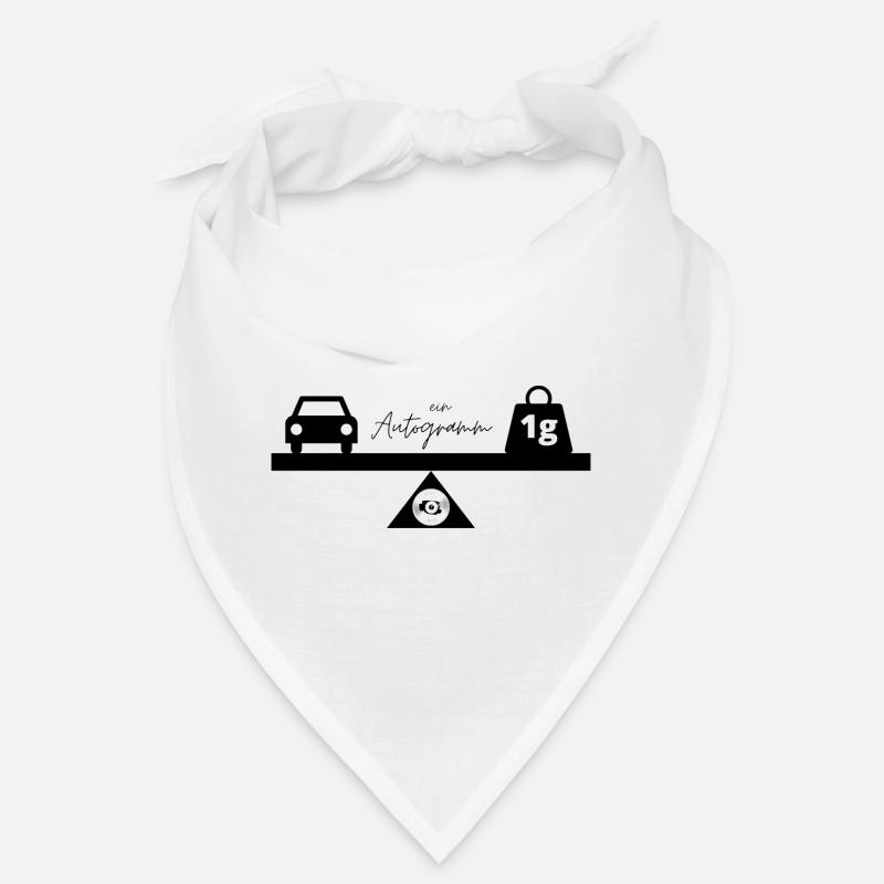 Autograph - a car and a gram on a scale Bandana