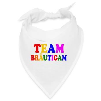 Team bräutigam - Bandana - Weiß - Vorne