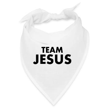 Team jesus - Bandana - Weiß - Vorne
