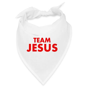 Team jesus - Bandana - Weiß - Vorne