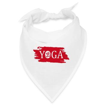 Yoga Om - Bandana - Weiß - Vorne