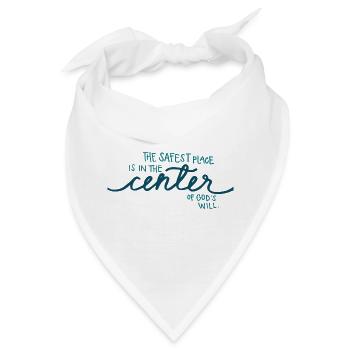 Der sicherste Ort - Bandana - Weiß - Vorne