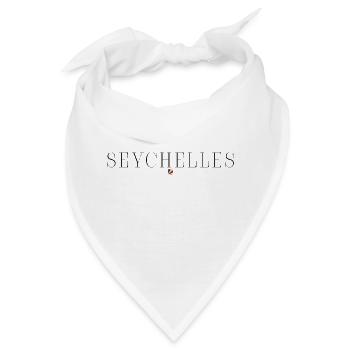 Ich liebe Seychellen - Bandana - Weiß - Vorne