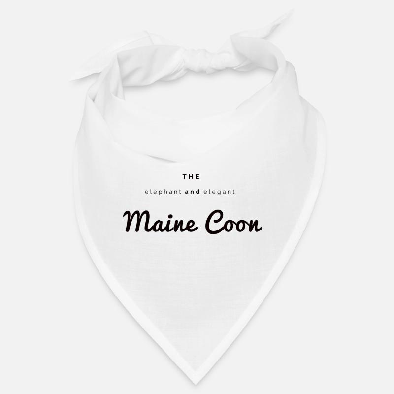 Der Elefant und elegante Main Coon Bandana