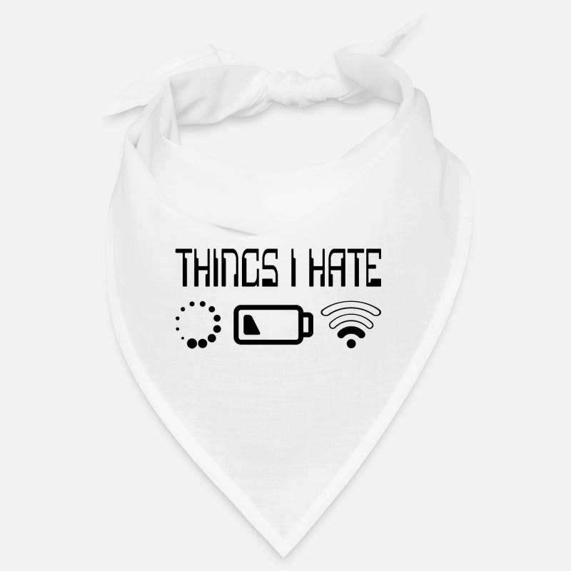 Things I Hate Programmer Outfit Gamer Fun Gift Bandana