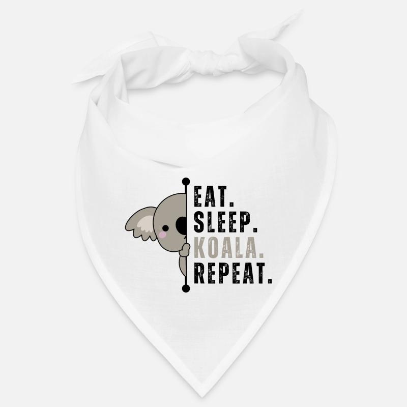 Eat Sleep Koala Repeat Bandana
