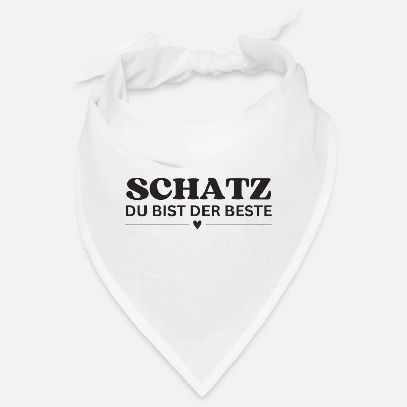 Schatz du bist der Beste Bandana