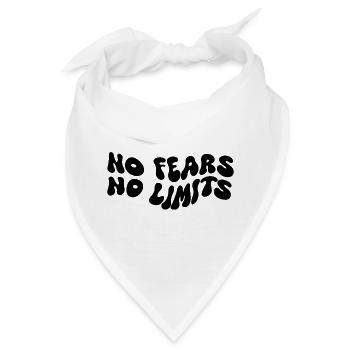 No Fears No Limits - Bandana - Weiß - Vorne
