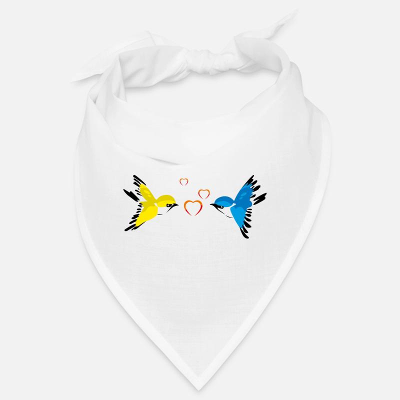 Oiseaux Les oiseaux adorent la Saint-Valentin Bandana
