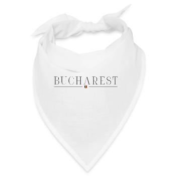Bukarest: Eleganz, Geschichte, Urbaner Stil - Bandana - Weiß - Vorne