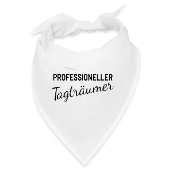 Professioneller Tagträumer - Bandana - Weiß - Vorne