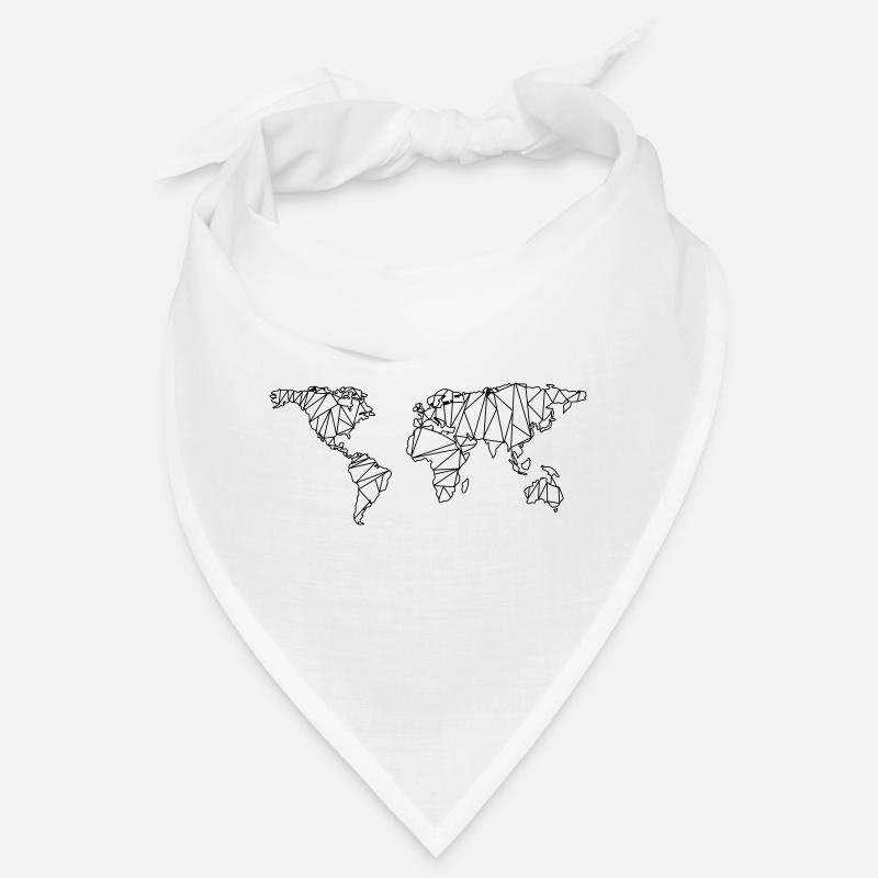 Carte du monde Bandana