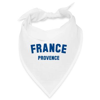 PROVENCE France Frankreich - Bandana - Weiß - Vorne