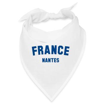 NANTES France Frankreich - Bandana - Weiß - Vorne