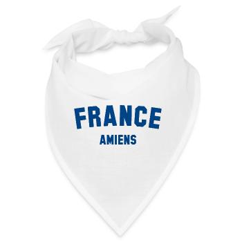 AMIENS France Frankreich - Bandana - Weiß - Vorne