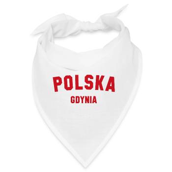 GDYNIA Polska Polen - Bandana - Weiß - Vorne