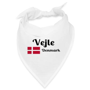 Vejle Denmark - Stilvolle Drucke - Bandana - Weiß - Vorne