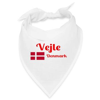 Vejle Denmark - Stilvolle Drucke - Bandana - Weiß - Vorne