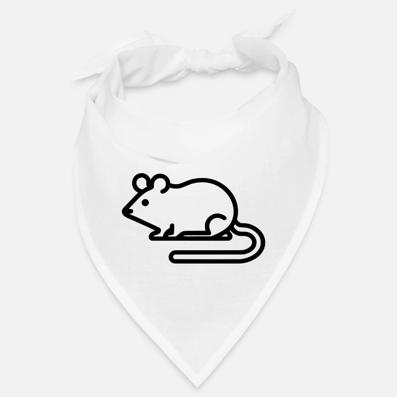 Charming Minimalist Mouse Icon for All Occasions Bandana