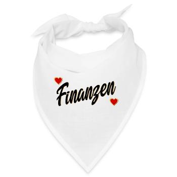 GELD LIEBEN FINANZEN - Bandana - Weiß - Vorne