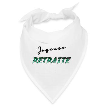 RUHESTAND. RUHESTAND. PENSIONIERT. RUHESTAND - Bandana - Weiß - Vorne