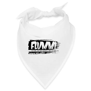 FLUMMI – Leben mit ADHS - Bandana - Weiß - Vorne