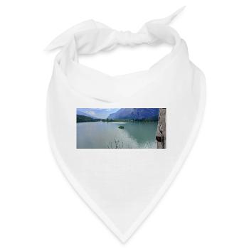 Alpine Lake Sereni Reflections - Bandana - Weiß - Vorne