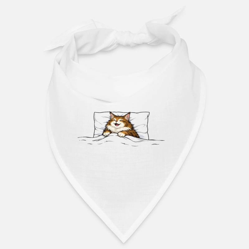 Sleeping Cat – Cute Cuddle Animal Design Bandana