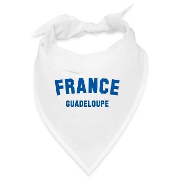 Guadeloupe France - Bandana - Weiß - Vorne