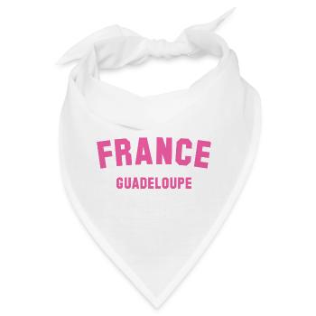 Guadeloupe France - Bandana - Weiß - Vorne