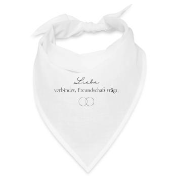 Trauzeugin Freundschaft - Bandana - Weiß - Vorne
