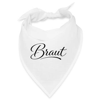 Braut - Bandana - Weiß - Vorne