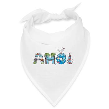 Ahoi - Bandana - Weiß - Vorne
