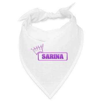 Sarina als Maedchen - Bandana - Weiß - Vorne