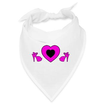 High Heels - Bandana - Weiß - Vorne
