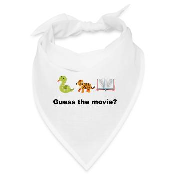 Dschungelbuch & Tiere: Verspieltes Lesen Rate mal, was der Film ist? - Bandana - Weiß - Vorne