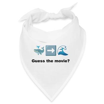 Whale and Dare Sea Adventure Rate mal, welcher Film? - Bandana - Weiß - Vorne