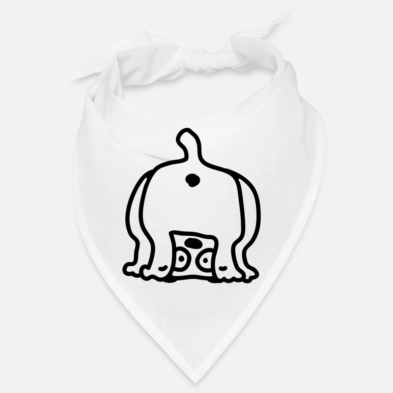 Chien de derrière - Line Bandana