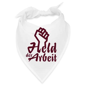 Held der Arbeit - Bandana - Weiß - Vorne