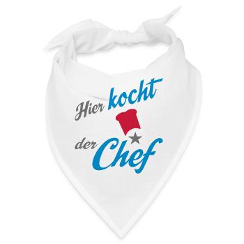 Hobbykoch - Bandana - Weiß - Vorne