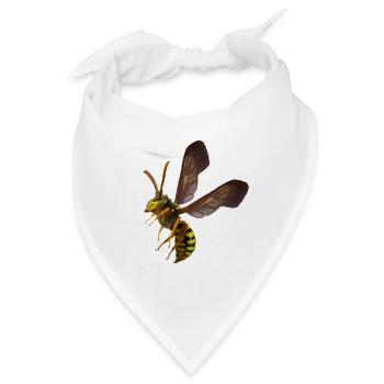 Wasp Shirt von Custom - Bandana - Weiß - Vorne