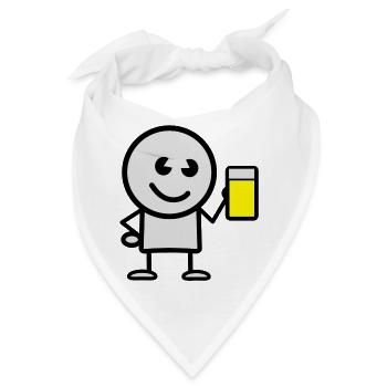 drink - Bandana - Weiß - Vorne