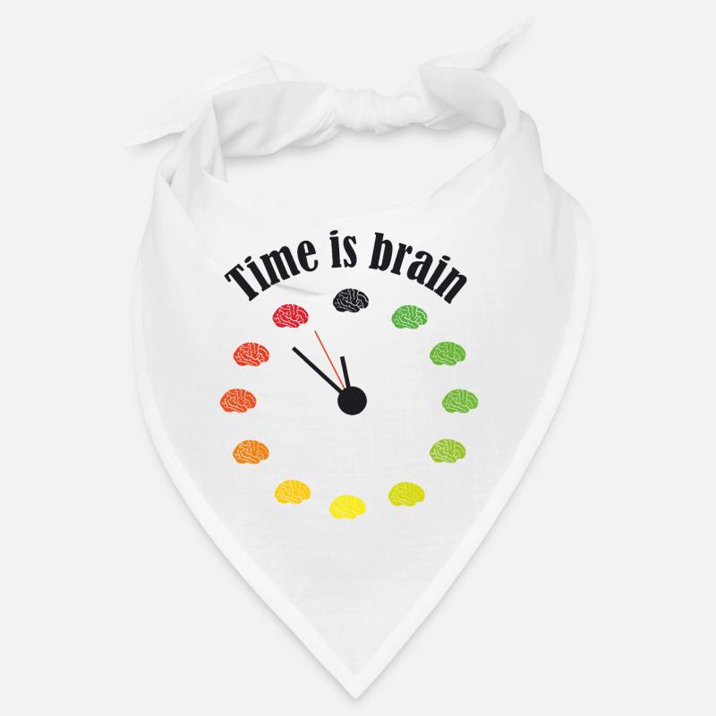 Time is brain Bandana