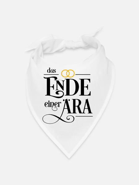Junggesellenabschied - Bandana - white - Front