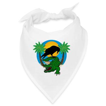 Palmen aus Plastik - Bandana - Weiß - Vorne