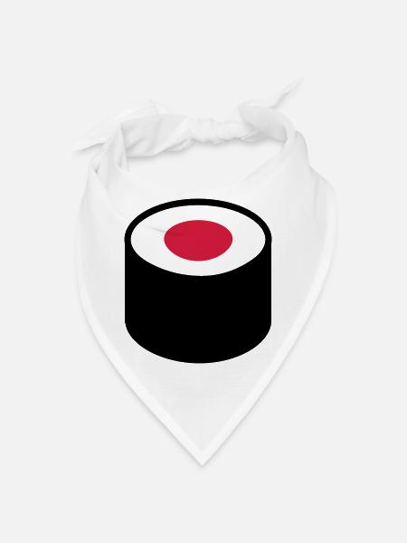 Sushi - Bandana - blanc