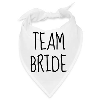 Ehe Hochzeit Liebe Paar Ehemann Frau Braut Love - Bandana - Weiß - Vorne