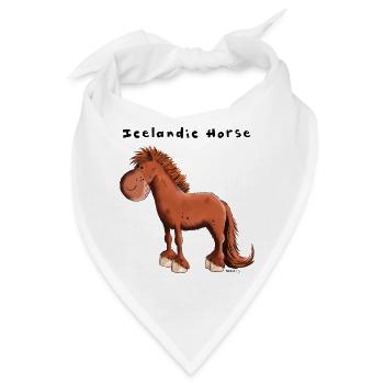 Der Isländer - Bandana - Weiß - Vorne