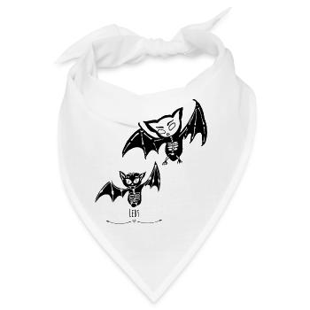 Halloween - Bandana - Weiß - Vorne